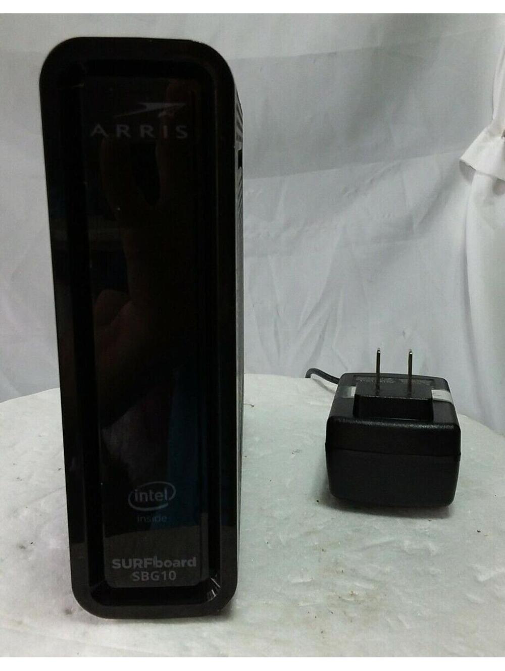 ARRIS SBG10 SURFboard DOCSIS 3.0 Cable Modem WiFi Router Dual Band AC Tested